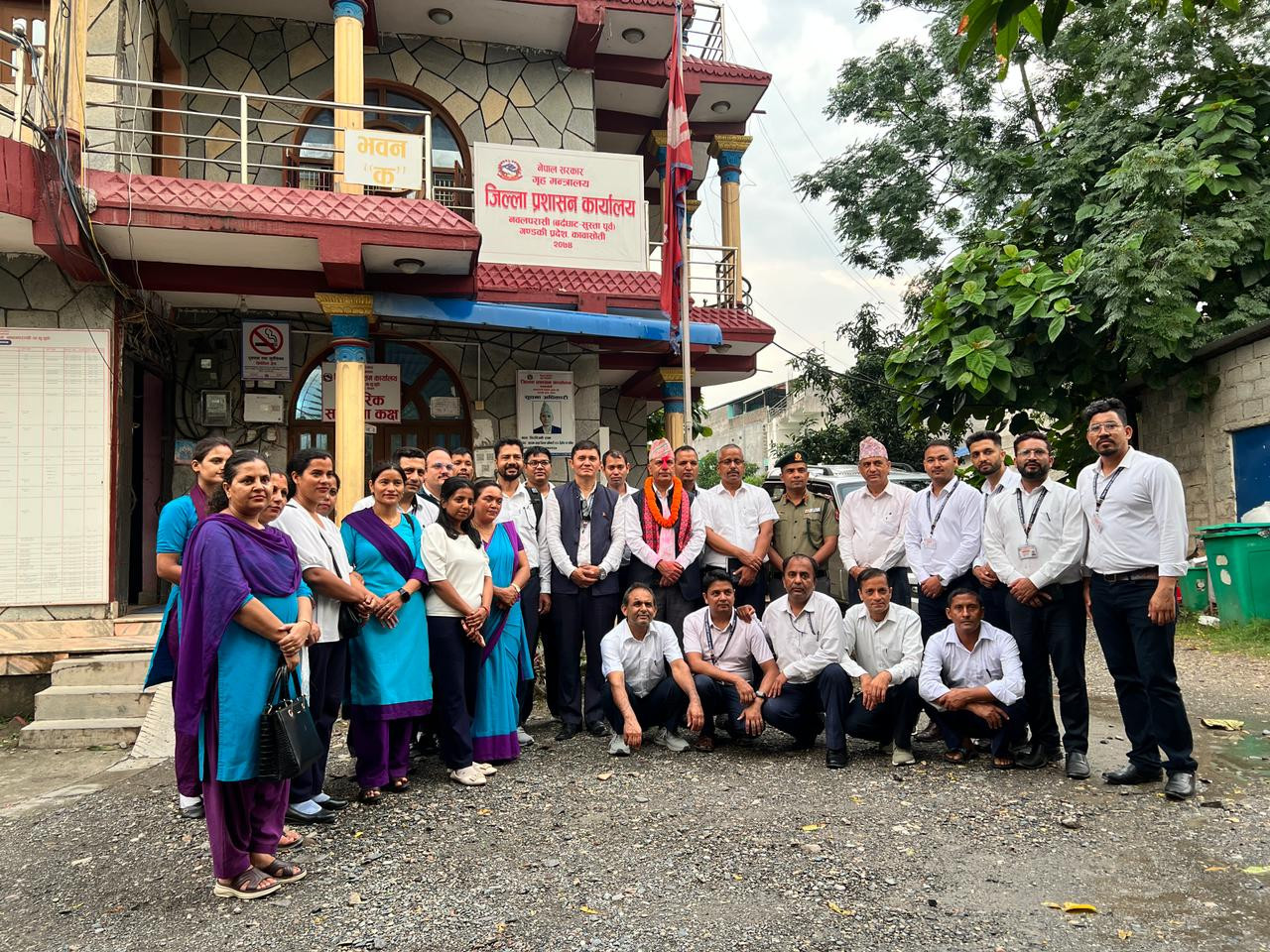प्रमुख जिल्ला अधिकारी श्रीमान् भविश्वर पाण्डेको फेरी भेटौला कार्यक्रम (२०८३-०२-२६)।